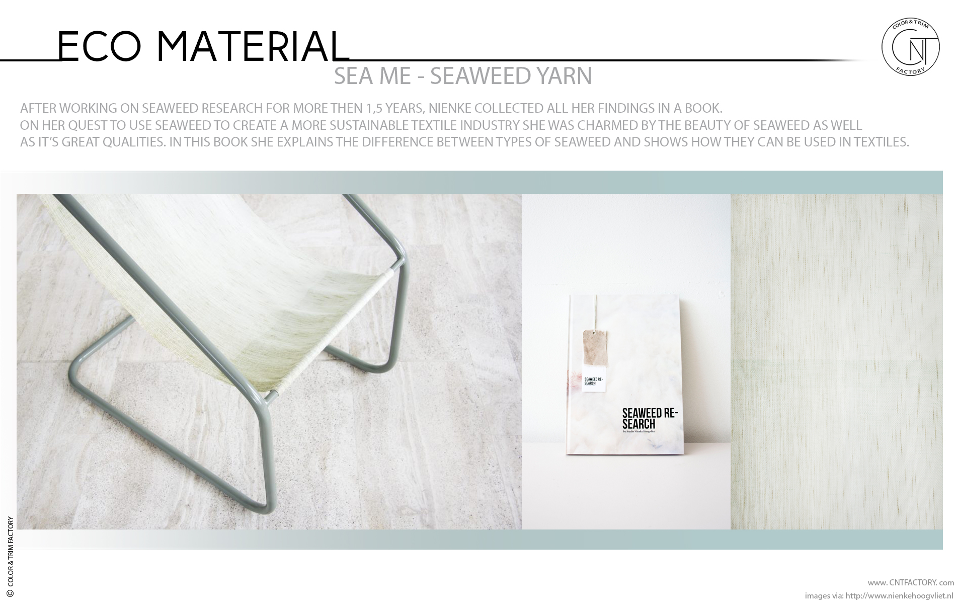 Sea Algae Yarn Sustainable Ocean Materials