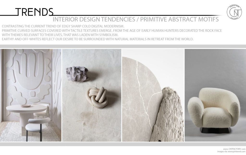 Interior Design Tendencies Primitive Abstract Motifs