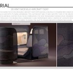 3D Knit Modulo Aircraft Seat