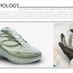Shoe Made from Mycelium / Nanocellulose / PHAs